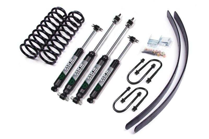 Zone Offroad 84-01 Jeep XJ 3in Kit w/Chrysler Axle