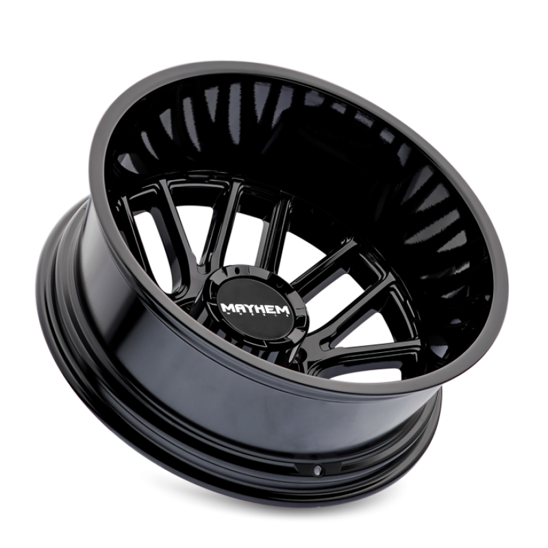 Mayhem 8107D Cogent Dually 20x8.25 / 8x210 BP/ -192mm Offset / 154.2mm Hub Gloss Black Wheel