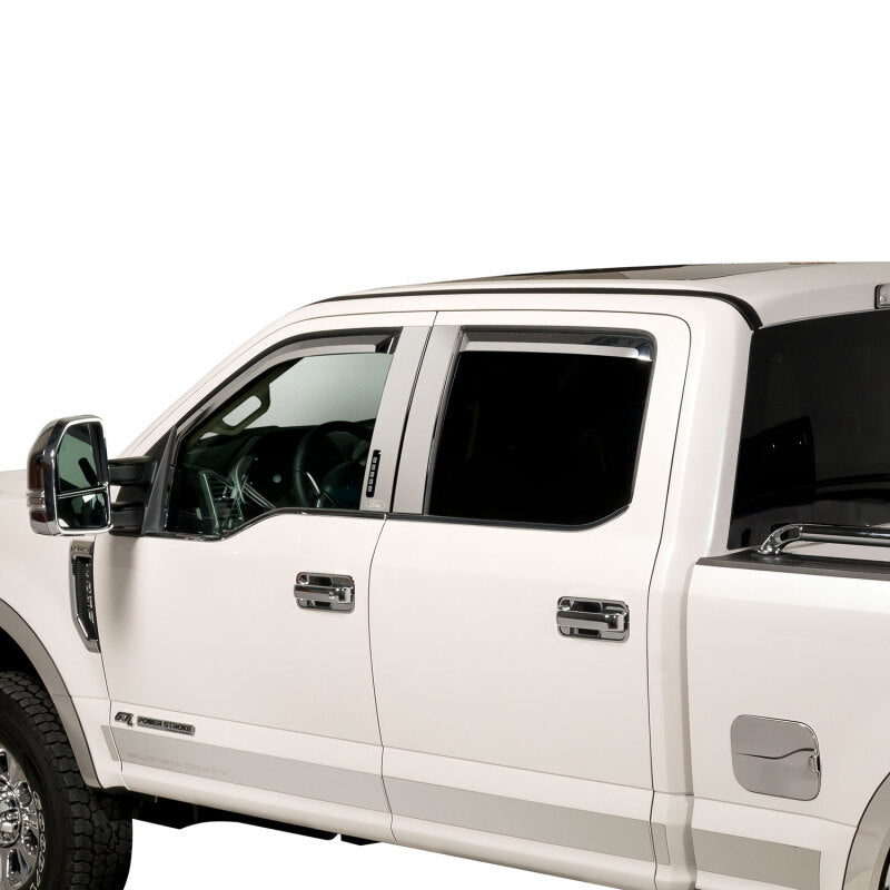 Putco 08-16 Ford SuperDuty - Crew Cab - 4pcs w/ FORD etching SS Pillar Posts Classic