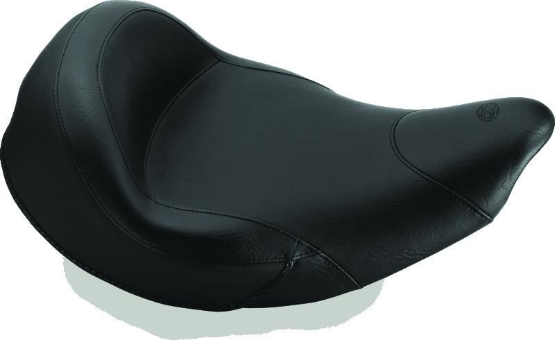 Mustang Motorcycle Mustang 14-21 Indian Chieftain, Chief, Dark Horse, Vintage Standard Touring Solo Seat - Black