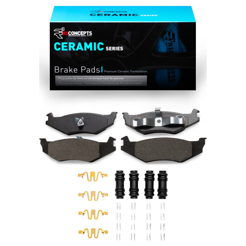 R1 Concepts R1 1989-2010 Chrysler LHS Rear R1 Ceramic Pads & Hardware Kit