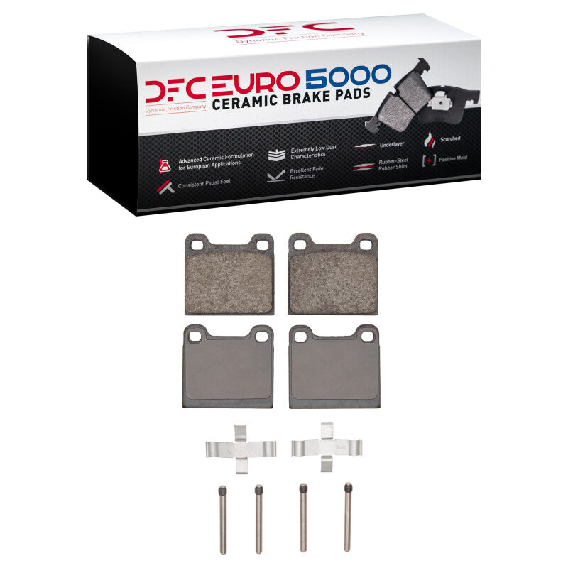 DFC 64-74 Alfa Romeo GTC Front/Rear Euro 5000 Ceramic Brake Pads and Hardware Kit