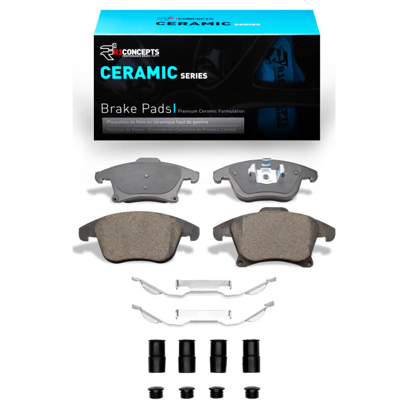 R1 Concepts R1 2013-2020 Ford Special SERVICE POLICE Sedan Front R1 Ceramic Pads & Hardware Kit