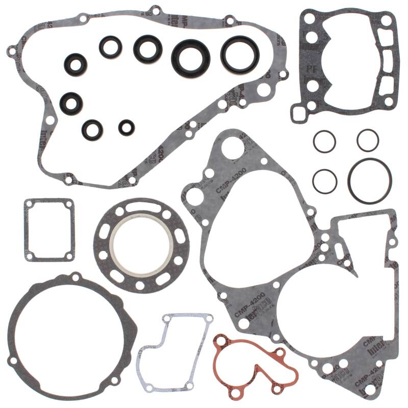 Vertex Pistons Vertex Gaskets 1989 Suzuki RM125 Complete Gasket Kit w/ Oil Seals
