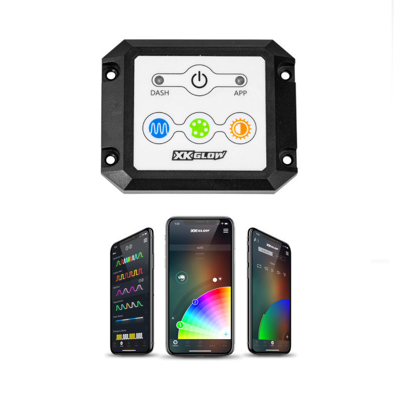 XKGLOW XK Glow Dash Surface Mount XKCHROME Controller (Dual Mode)