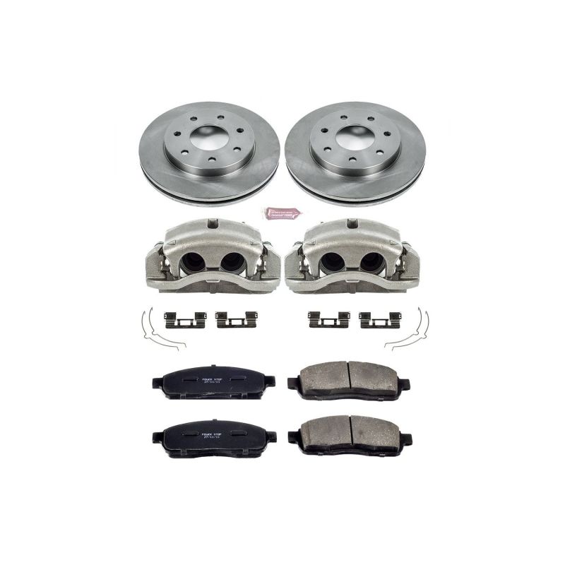 PowerStop Power Stop 2004 Ford F-150 Front Autospecialty Kit w/Cals