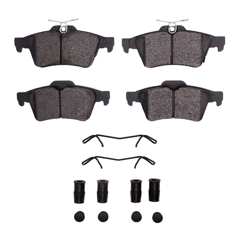 R1 Concepts R1 16-18 Ford Focus Rear Ceramic Brake Pads & Hardware Kit