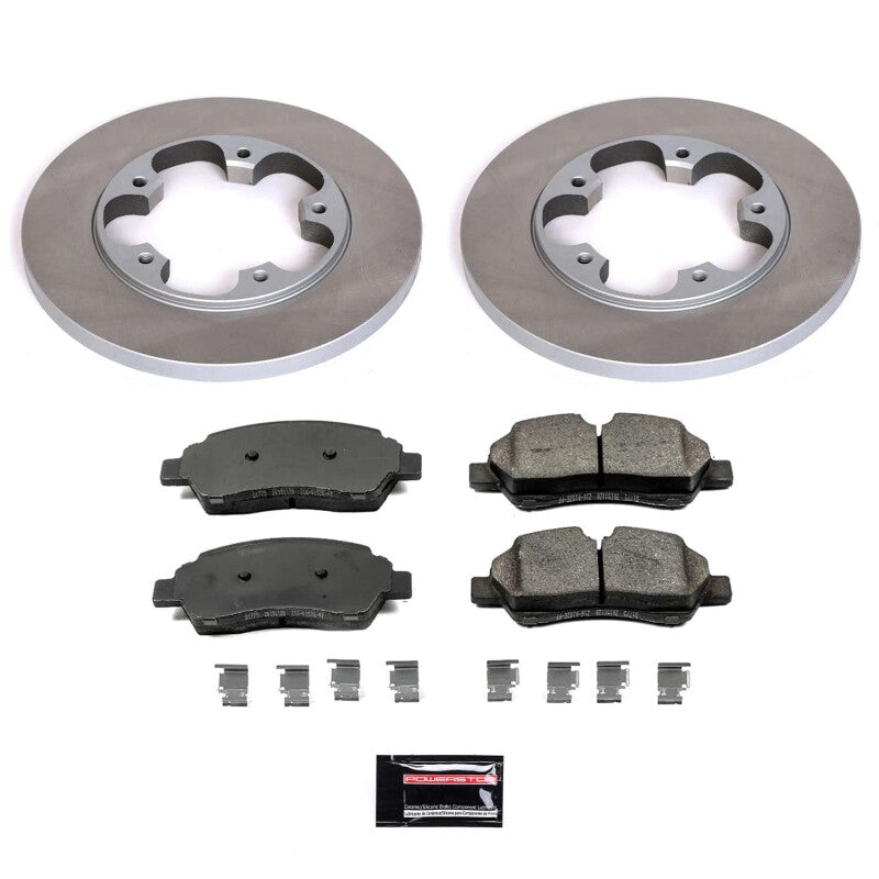 PowerStop Power Stop 15-19 Ford Transit-350 Rear Semi-Coated Rotor Kit