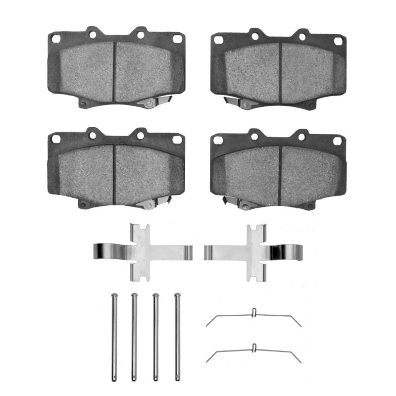 R1 Concepts R1 90-92 Toyota Land Cruiser Front Semi Met Pads & Hardware Kit