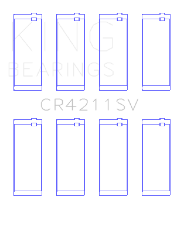 King Engine Bearings 99-07 BMW M47 D20 Connecting Rod Bearing Set