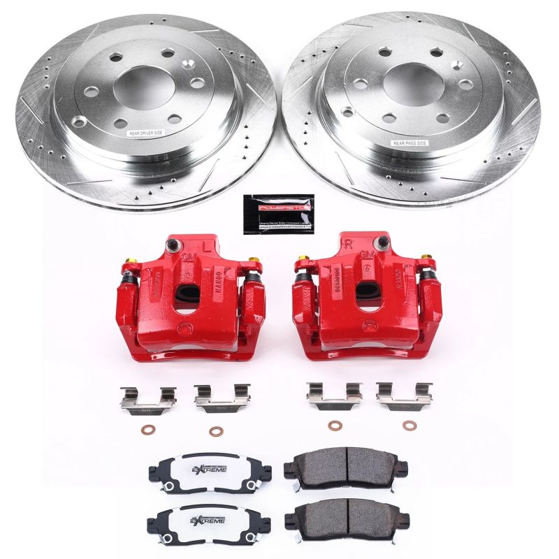 PowerStop Power Stop 08-17 Buick Enclave Rear Z26 Street Warrior Brake Kit w/Calipers