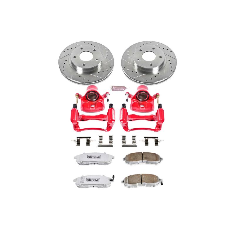PowerStop Power Stop 00-01 Infiniti I30 Front Z26 Street Warrior Brake Kit w/Calipers