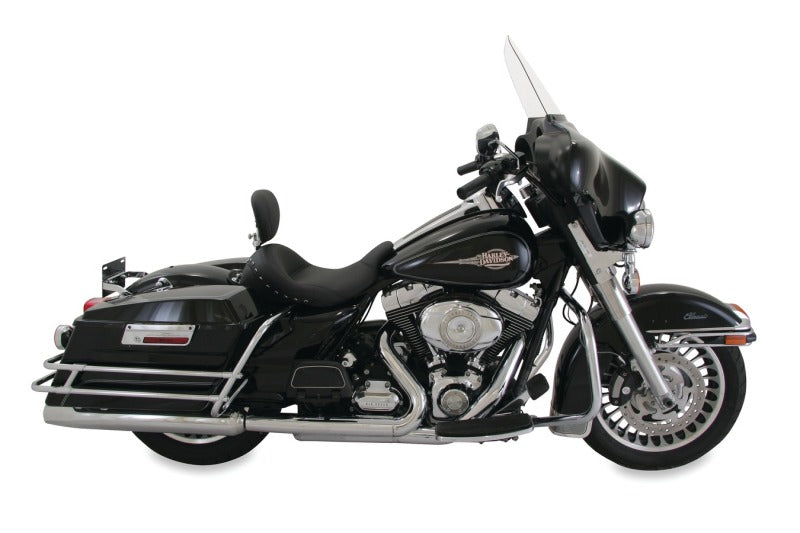 Mustang Motorcycle Mustang 08-21 Harley Electra Glide Std,Rd Glide,Rd King,Str Glide Std Touring Solo Seat Studs- Blac