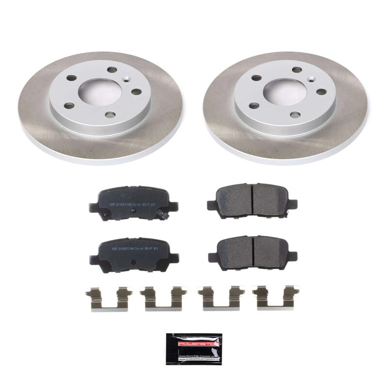 PowerStop Power Stop 04-08 Pontiac Grand Prix Rear Semi-Coated Rotor Kit