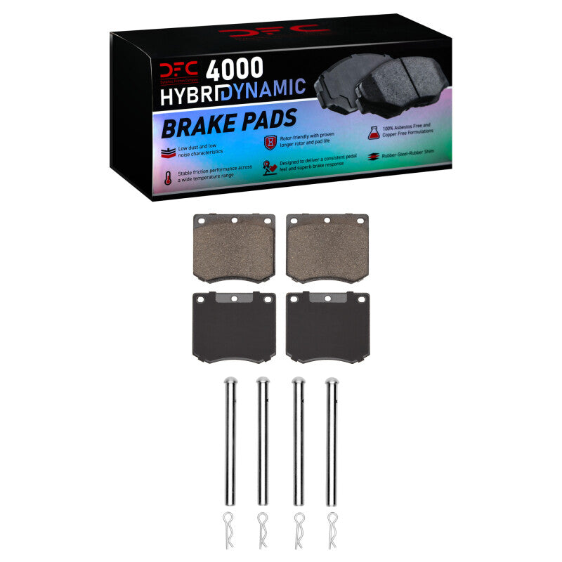 DFC 72-72 Triumph GT6 Front 4000 HybriDynamic Brake Pads and Hardware Kit