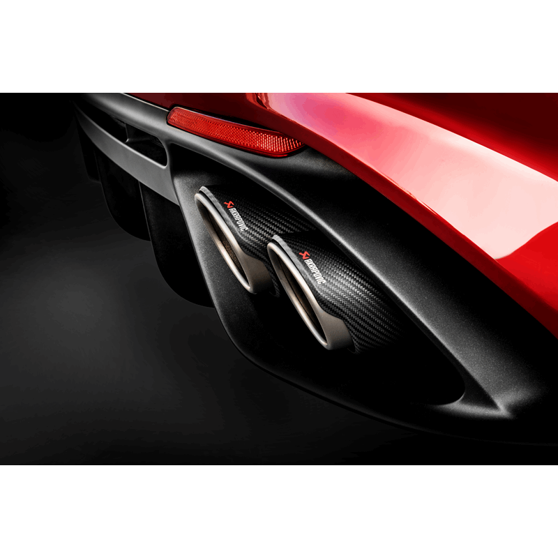 Akrapovic Akrapovic 2018+ Alfa Romeo Giulia Quadrifoglio Slip-On Line (Titanium) w/Titanium/Carbon Fiber Tips