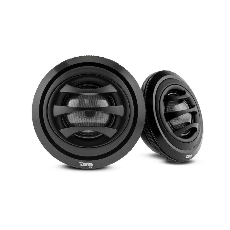 DS18 2.5in Dome Tweeters Neodymium Aluminum Body 50 Watts RMS 1in Silk Vc 4 ohm