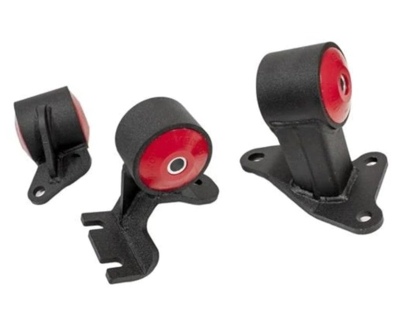 Innovative Mounts Innovative 88-91 Civic B-Series Black Steel Mounts 60A Bushings (RHD Only Cable)
