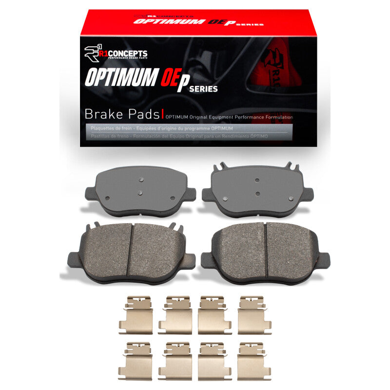 R1 Concepts R1 22-25 Mercedes-Benz AMG Gt 43 Rear Optimum OE Brake Pads and Hardware Kit