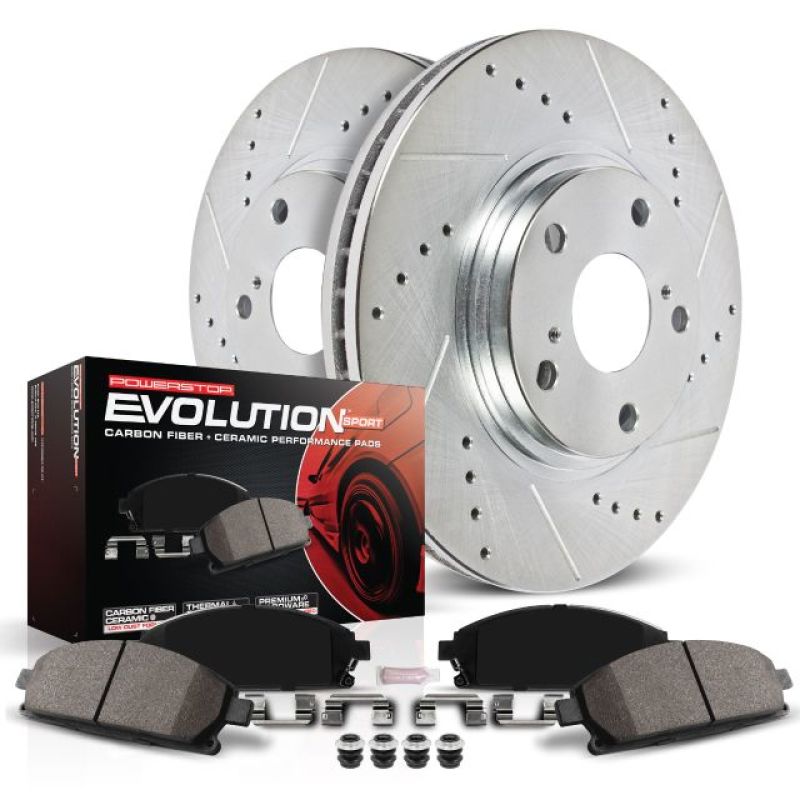 PowerStop Power Stop 05-19 Chrysler 300 Front Z23 Evolution Sport Brake Kit