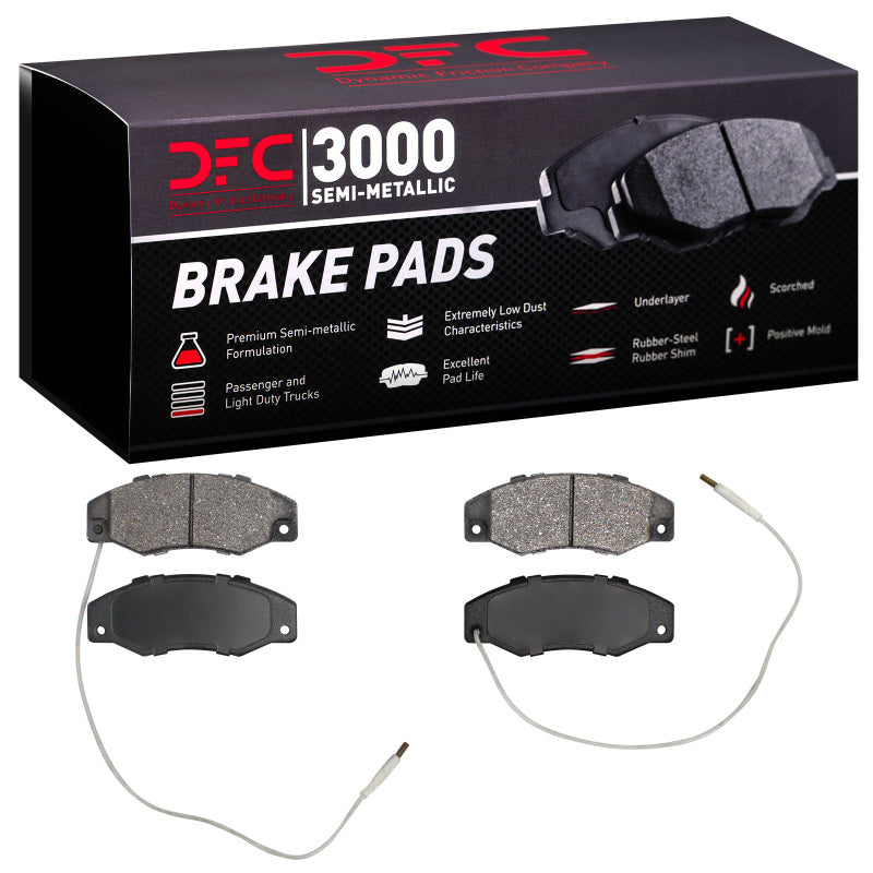 DFC 88-89 Eagle Medallion Front 3000 Semi-Metallic Brake Pads