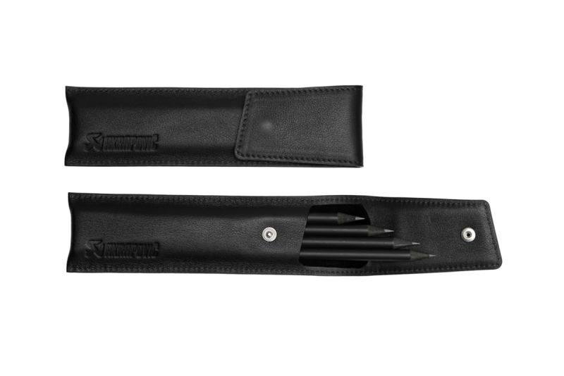 Akrapovic Akrapovic Leather Pencil Case - Black