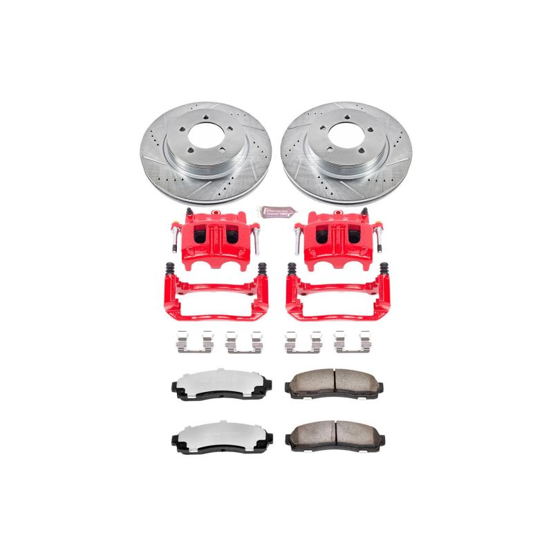 PowerStop Power Stop 02-05 Ford Explorer Front Z36 Truck & Tow Brake Kit w/Calipers