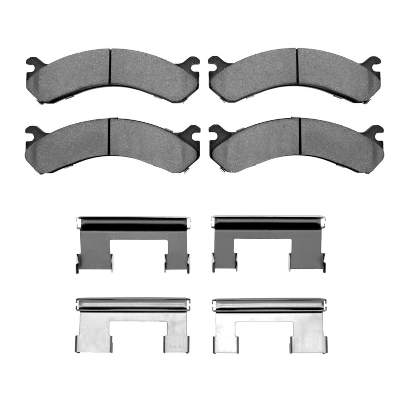 R1 Concepts R1 01-10 Chevrolet Silverado 3500 Rear Semi Met Pads & Hardware Kit