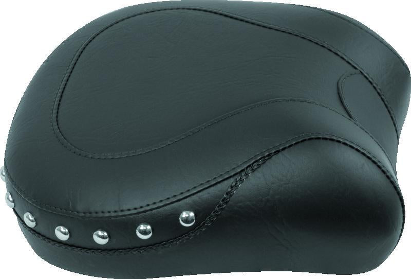 Mustang Motorcycle Mustang 00-15 Harley Softail Standard Rear Tire Sport Touring Passenger Seat w/Studs - Black