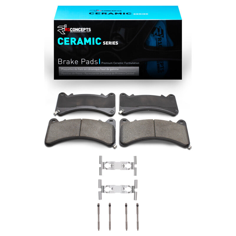R1 Concepts R1 2014-2025 Cadillac Escalade Front R1 Ceramic Pads & Hardware Kit