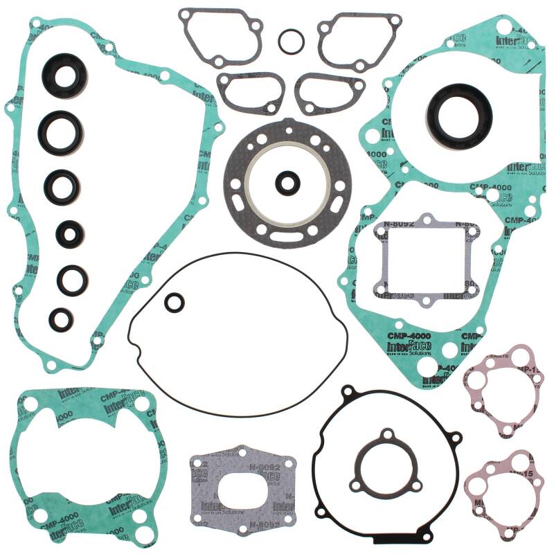 Vertex Pistons Vertex Gaskets 1987 Honda CR250R Complete Gasket Kit w/ Oil Seals