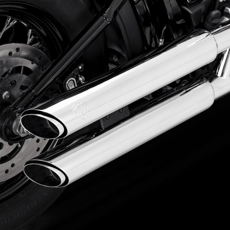 Vance and Hines Vance & Hines 18-22 Harley-Davidson Softail Twin Slash S/OS PCX Slip-On Exhaust - Chrome