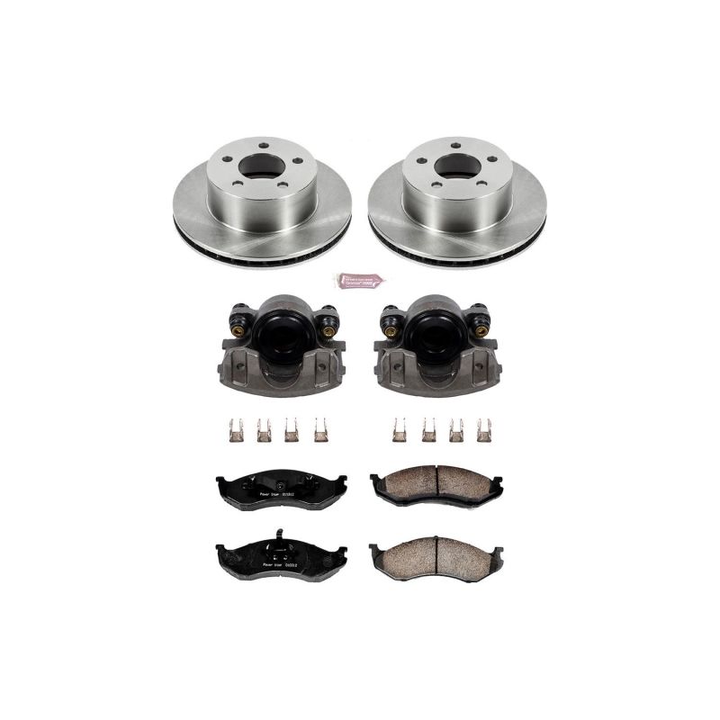 PowerStop Power Stop 90-99 Jeep Cherokee Front Autospecialty Brake Kit w/Calipers