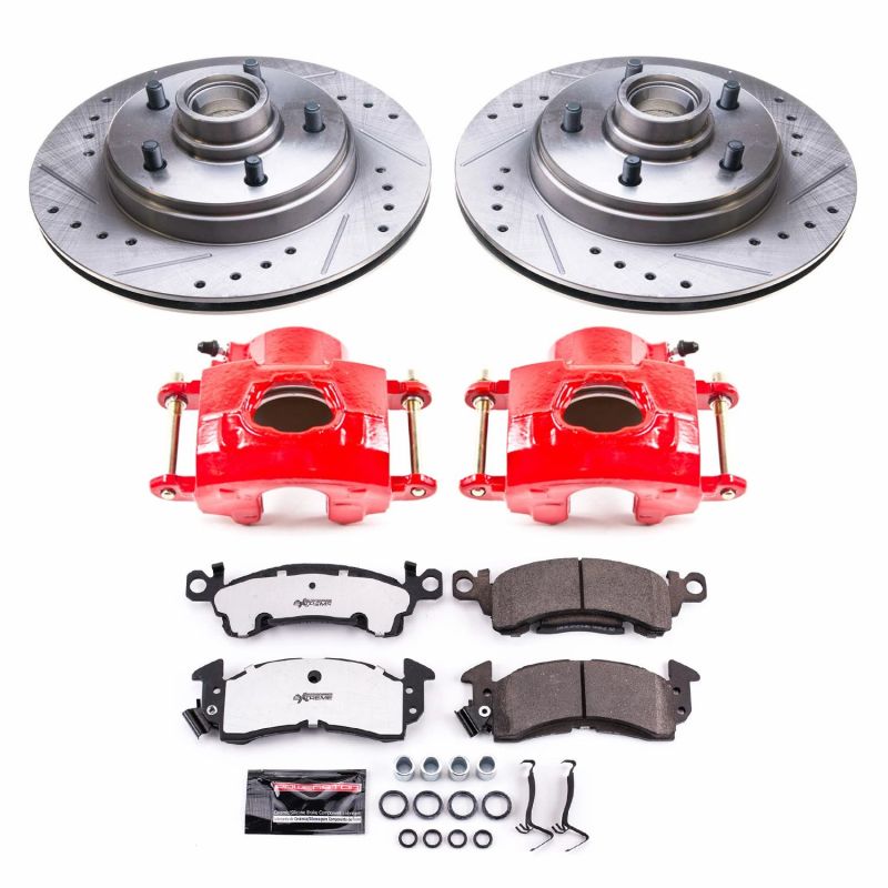 PowerStop Power Stop 78-81 Pontiac Catalina Front Z26 Street Kit w/Cals