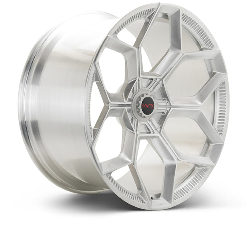 Vossen x Novitec NL5-Cl 20x9 - 5x112 BP - ET36 - Brushed Gloss Clear Lamborghini Huracan Front Wheel