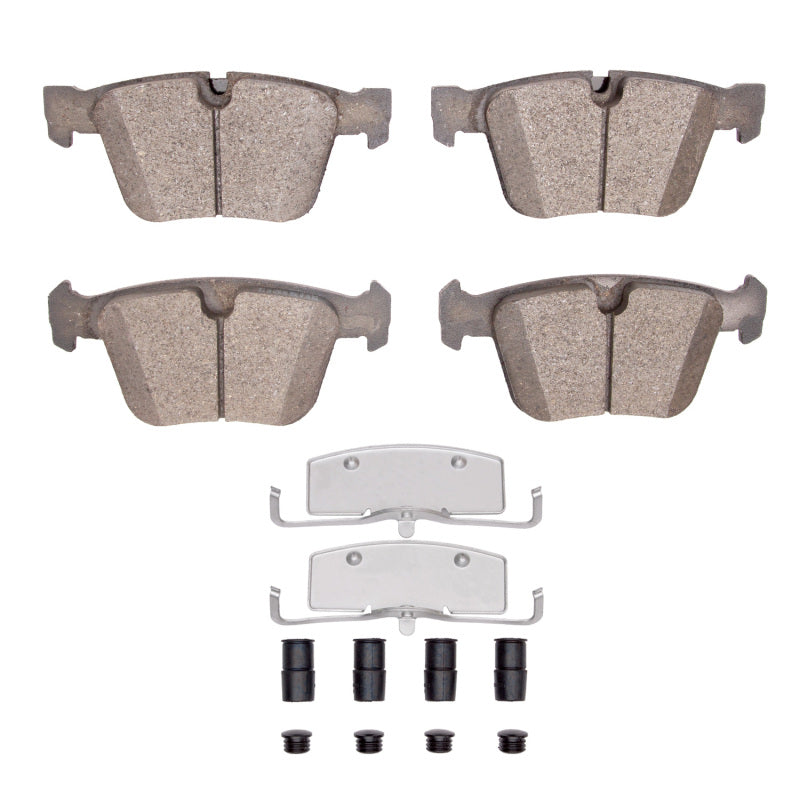 R1 Concepts R1 07-14 Mercedes-Benz CL65 AMG Rear Semi Met Pads & Hardware Kit