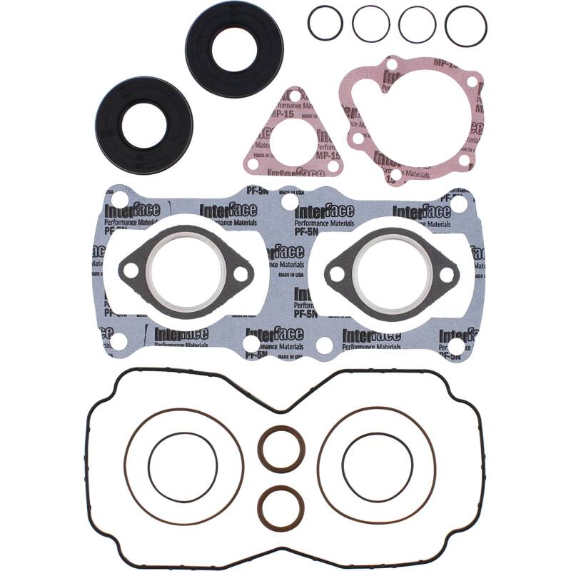 Vertex Pistons Vertex Gaskets 1995 Polaris 440 XCR Complete Gasket Kit w/ Oil Seals