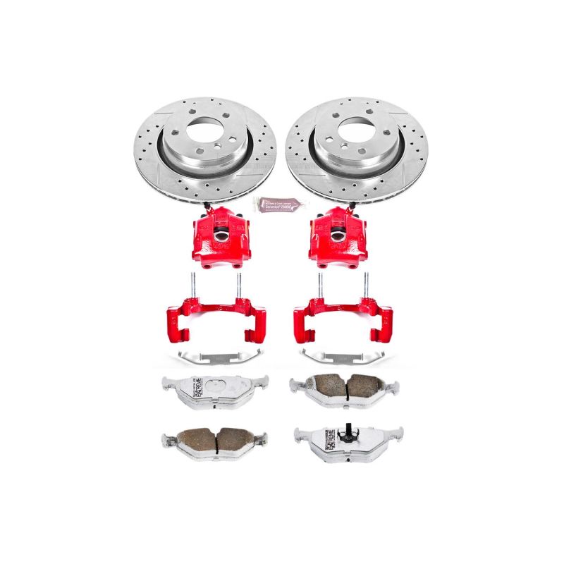 PowerStop Power Stop 2000 BMW 323i Rear Z26 Street Warrior Brake Kit w/Calipers