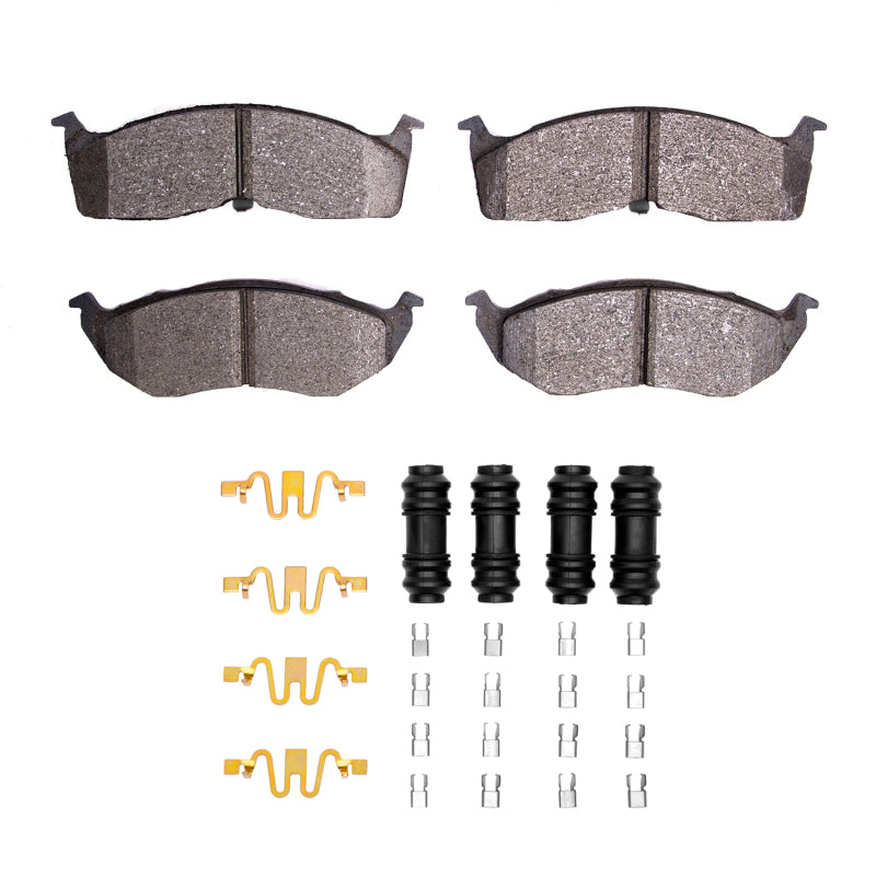 DFC 95-05 Dodge Neon Front 5000 Advanced Semi Metallic Brake Pads and Hardware Kit