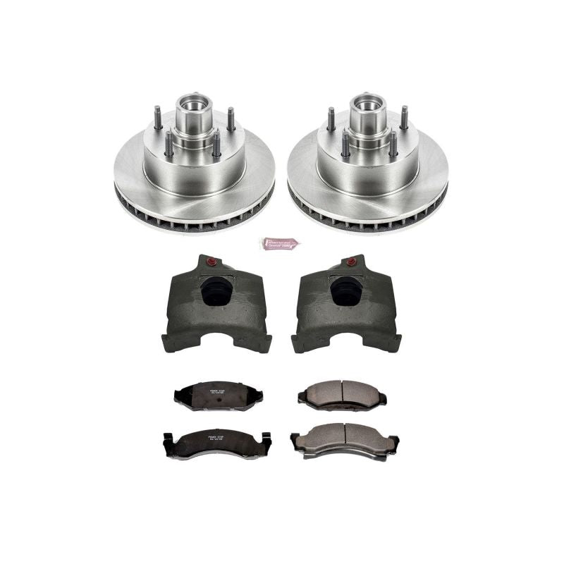 PowerStop Power Stop 87-93 Ford F-150 Front Autospecialty Kit w/Cals