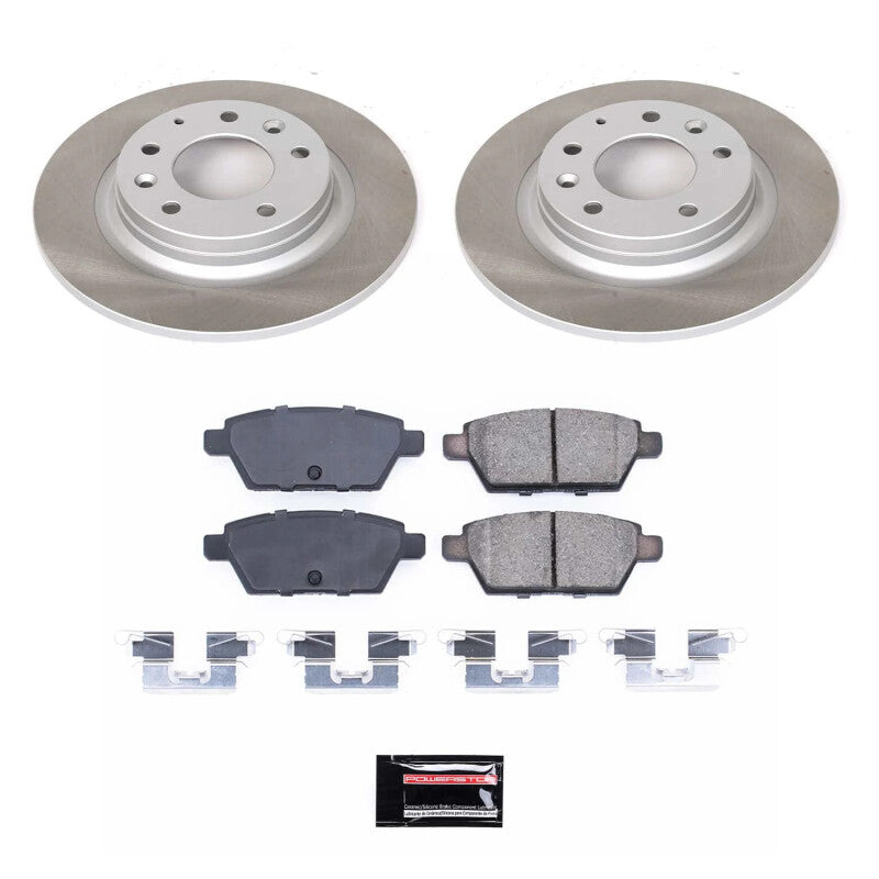 PowerStop Power Stop 06-11 Mercury Milan Rear Semi-Coated Rotor Kit