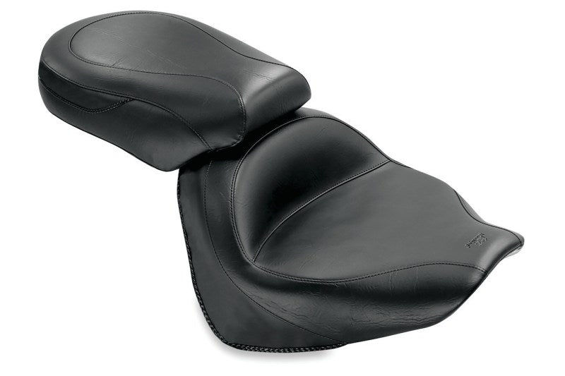 Mustang Motorcycle Mustang 02-09 Honda VTX1300 Retro, S & T Wide Touring 2PC Seat - Black