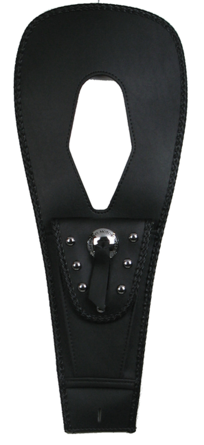 Mustang Motorcycle Mustang 04-09 Honda VTX1300C Cruiser, 03-09 Retro,03-07 S Tank Bib w/Studs - Black