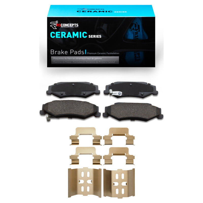 R1 Concepts R1 1997-2013 Cadillac XLR Rear R1 Ceramic Pads & Hardware Kit