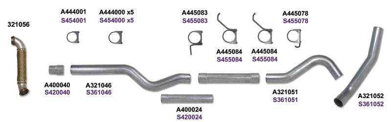 Diamond Eye Performance Diamond Eye KIT 4in Catback MRP Single w/ TDP SS 06-07 Chevy/GMC 6.6L Duramax 2500/3500
