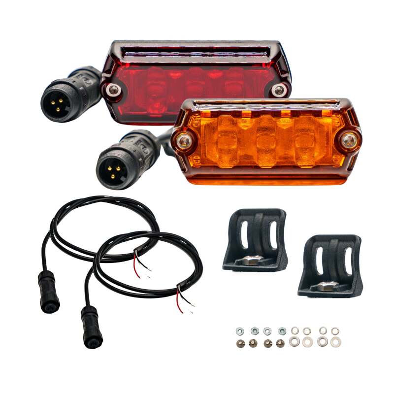 Nacho Offroad Technology Nacho Lighting Nano Chase Light - Amber-Red
