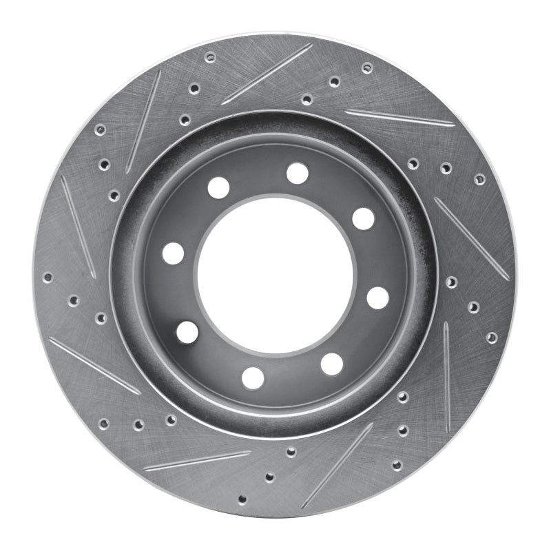 R1 Concepts R1 03-08 Dodge Ram 4000 (Mexico) Front Right Drilled & Slotted Silver Brake Rotor