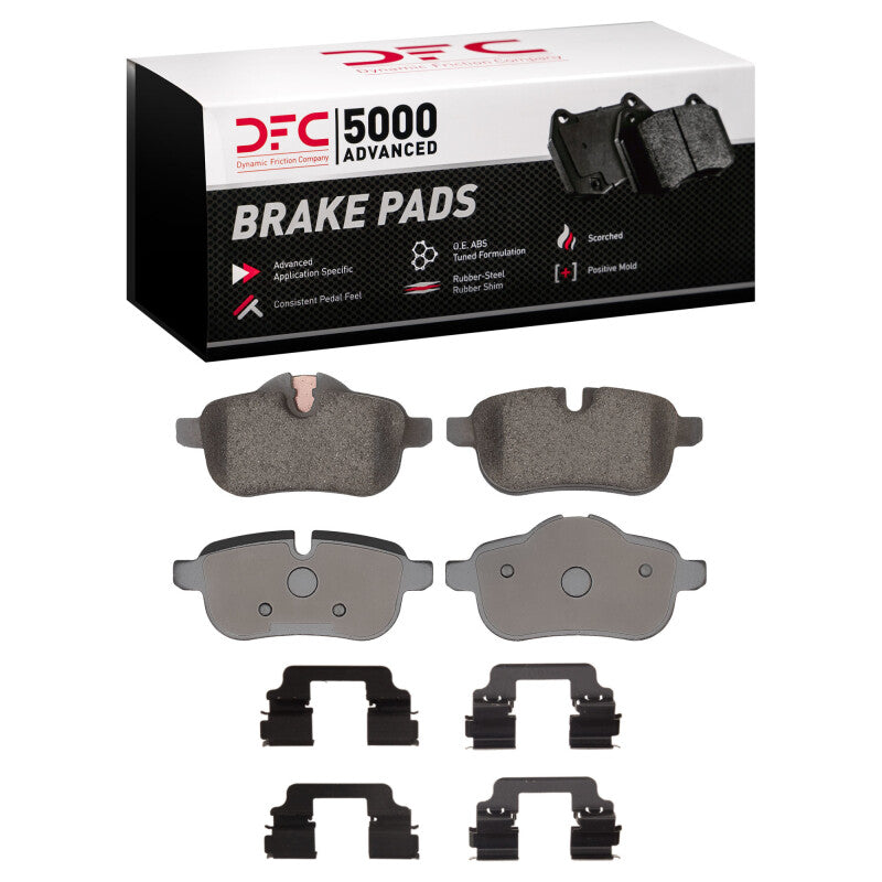 DFC 09-10 BMW Z4 Rear 5000 Advanced Low Metallic Brake Pads and Hardware Kit