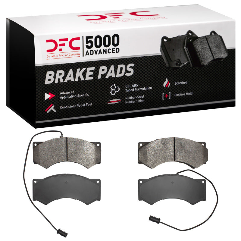 DFC 87-91 Iveco EuroTurbo 230T Front 5000 Advanced Semi Metallic Brake Pads