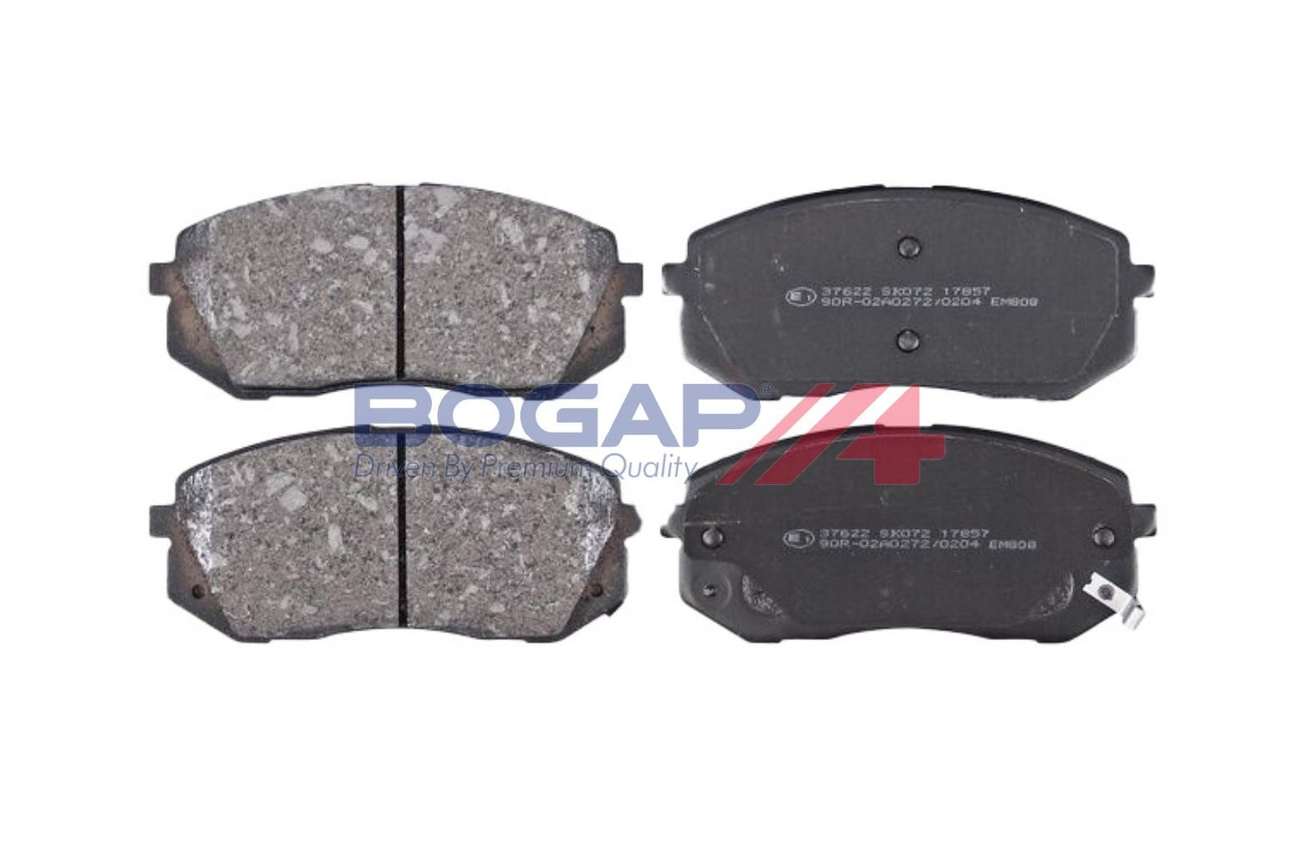 BOGAP Y8210220 Brake Pad Set, Disc Brake